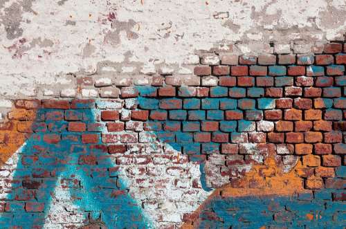 Brick Brick Wall Brick Background Graffiti