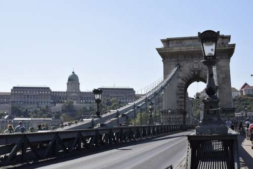 Budapest Bridge Hungary Architecture River Europe