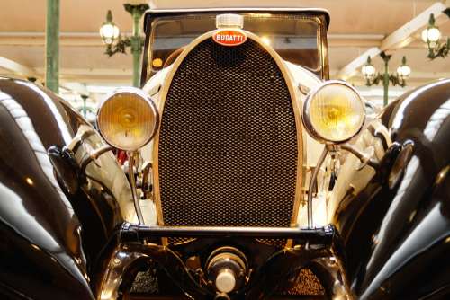 Bugatti Museum Oldtimer Vehicle Reflector Auto