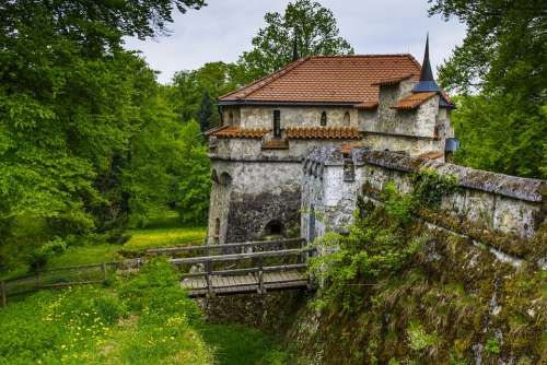 Burg Lichtenstein Castle Romantic Tower