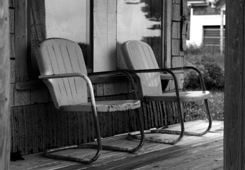 Camp Chairs Pouch Black And White Store Front
