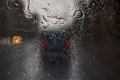 Car Glass Rain