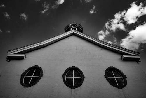 Church Wetzlar Black And White Architecture