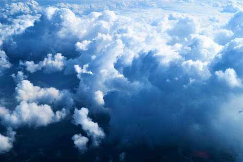 Clouds Sky Nature Open Blue Landscape Beautiful