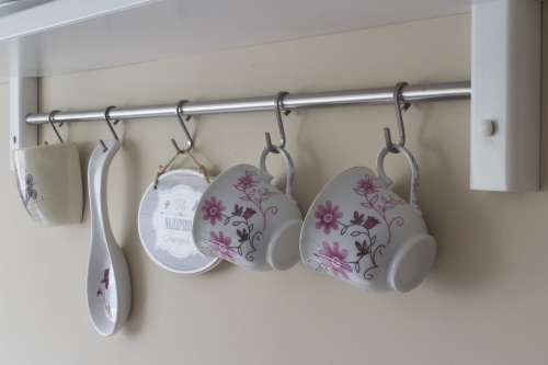 Cup Spoon Porcelain Hanger