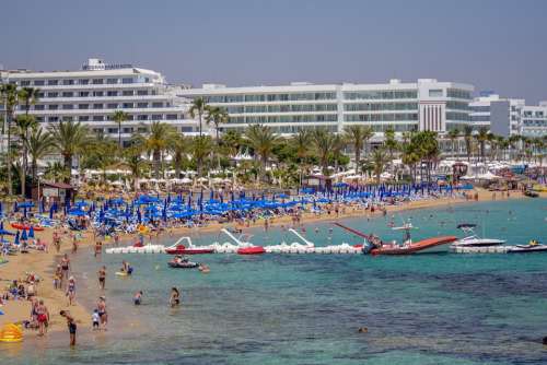 Cyprus Protaras Sea Beach Seashore Hotels