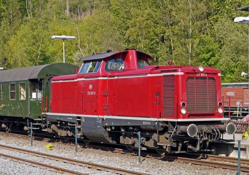 Diesel Locomotive V 100 Deutsche Bundesbahn Tag Dare