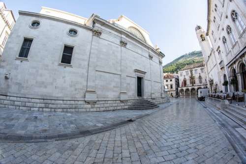 Dubrovnik Croatia Architecture City Europe Tourism