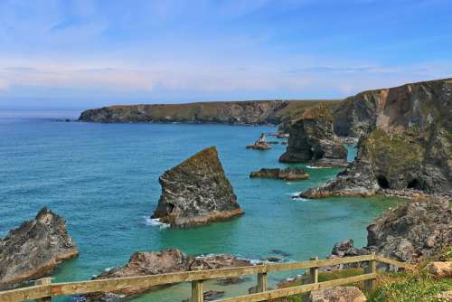 England Cornwall Newquay Padstow Coast Sea