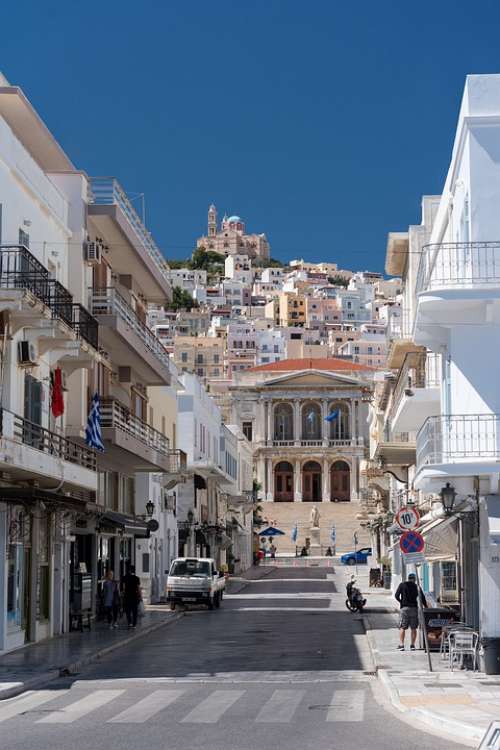 Ermopoli The Island Of Syros Church Aegean