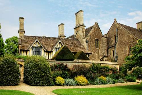 Facade Great Chatfield Manor House Uk Building