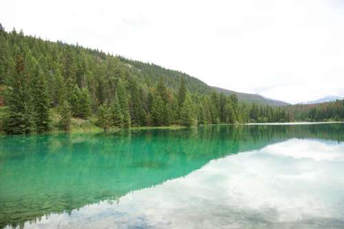 Five Lakes Canadian Rockies Jasper Alberta Canada
