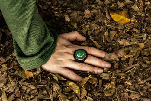 Floor Hand Nature Woman