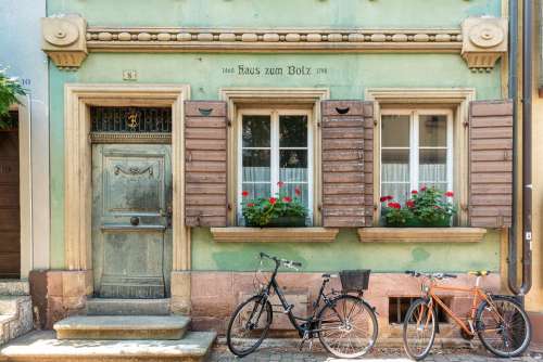 Freiburg Building House Facade Old