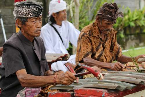 Gamelan Bali Tradition Indonesia Balinese Musical