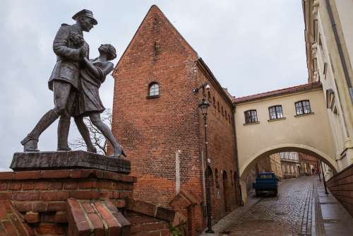 Grudziądz Grudziadz Poland City Cityscape Street