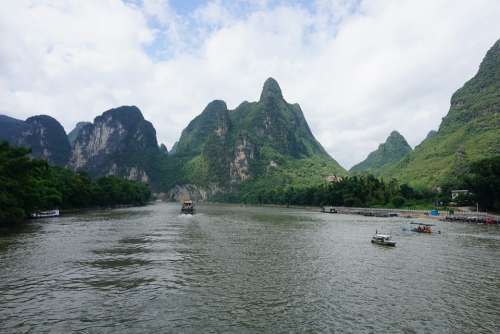 Guilin Scenery Landscape River