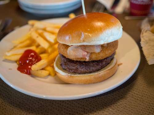 Hamburger Fries Burger Food Fat Delicious Tasty