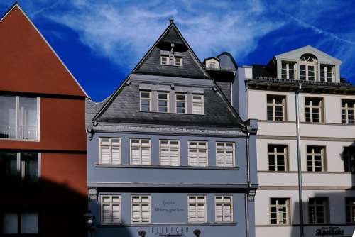 Historic Center Facade Frankfurt Ffm Architecture