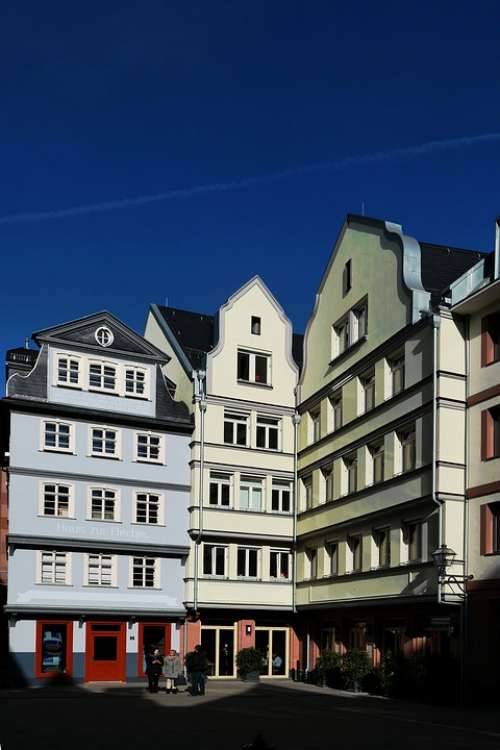 Historic Center Facade Frankfurt Ffm Architecture