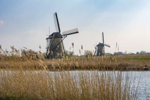 Holland Mill Windmill Travel Water Tour Tourism