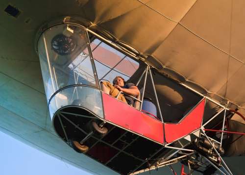 Hot Air Balloon Gondola Passenger Drive Flying