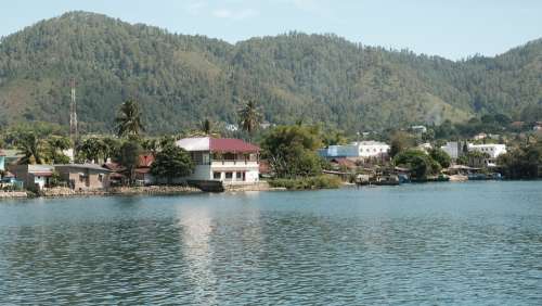 Indonesia Toba Lake Villages Sumatera