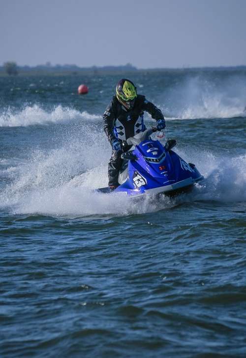 Jet Ski Water Sport Extreme Sea Speed