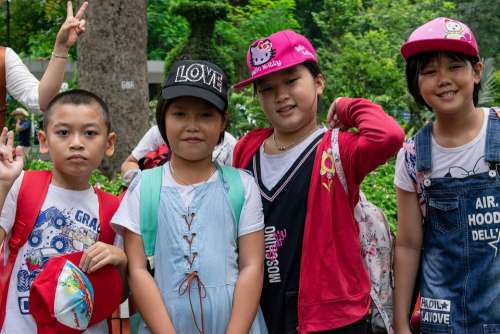 Kids Vietnam People Asia Young Outdoors Happy