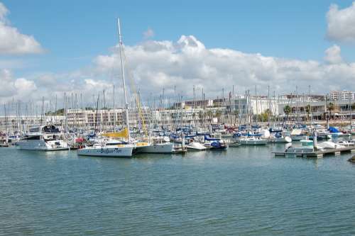 Lagos Algarve Portugal Marina Port Sailing Boats