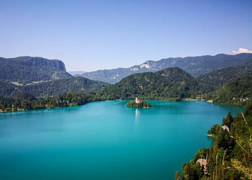 Lake Bled Slovenia Water Nature