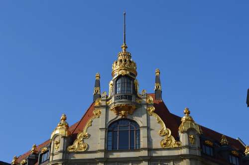 Leipzig Bank Gold Architecture Great Ornament