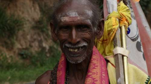 Man Sri Lanka India Happy People Adult Portrait