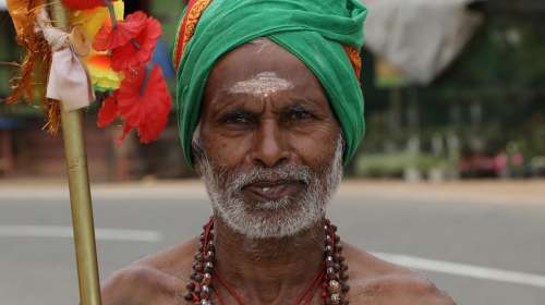 Man Sri Lanka India Happy People Adult Portrait