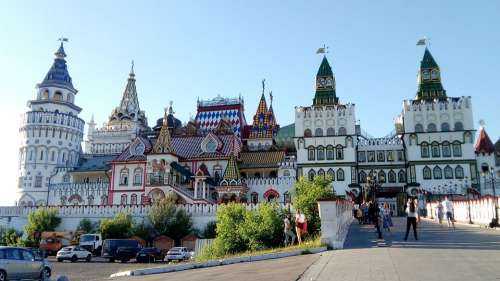 Moscow Izmailovo The Kremlin Russia Architecture
