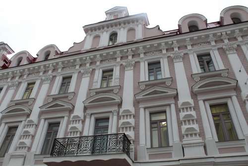 Moscow Street Russia Historical Arbat Street