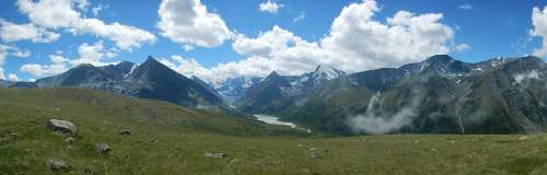 Mountain Altai Mountains Landscape Summer Siberia