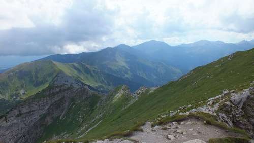 Mountains Nature Tatry Air Clouds Tops Holidays
