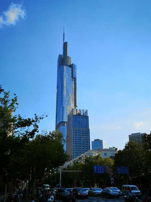 Nanjing Purple Peak Tower Tall Buildings