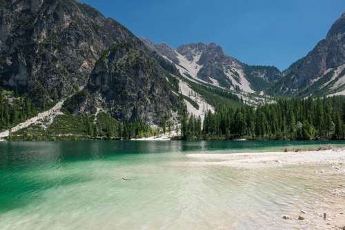 Nature Landscape Lake Mountains Mountain World