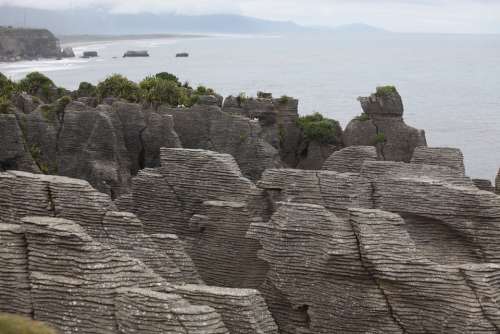 New Zealand South Island Coast Pancake Rocks