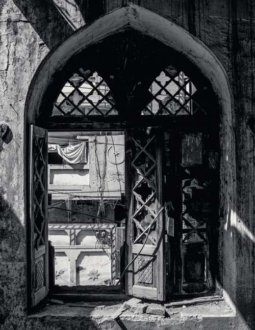 Old Window Forgotten Vintage Wall Room Interior