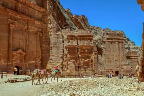 Petra Jordan Ancient Monument Architecture