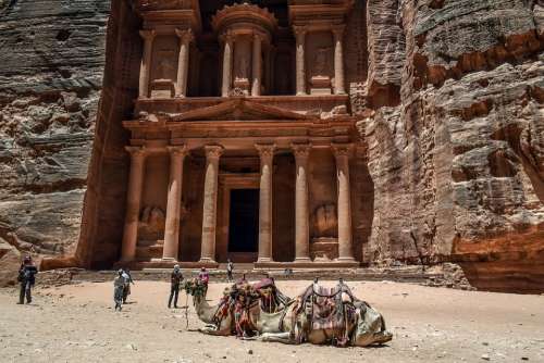 Petra Jordan Treasury Ancient Monument