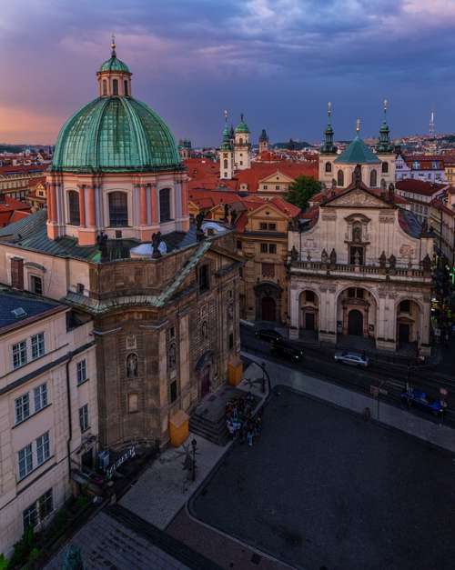 Prague Church City Gothic Travel Capital