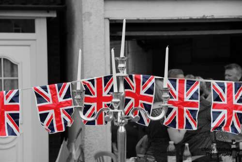 Queen'S Jubilee Union Jack Flags Bunting Decorative