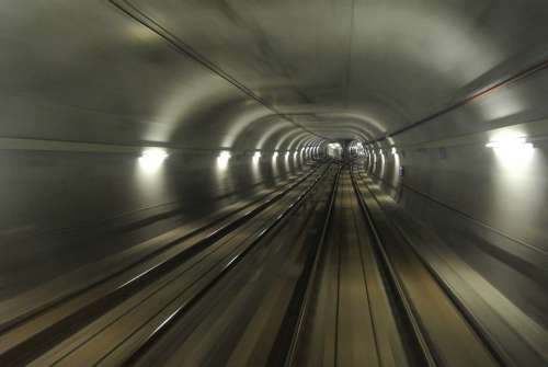 Railway Ubahn Transit Subway Transport Tunnel