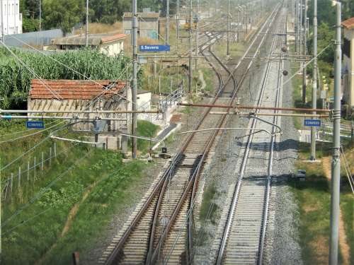 Railway Station Santa Severa Photos From The Flyover