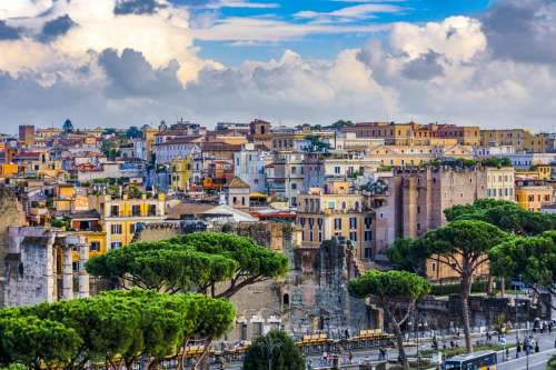 Rome Houses Italy City Building Travel Vacations