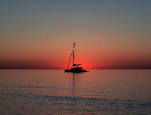 Sailing Boat Sea Sail Boat Water Ocean Vacations